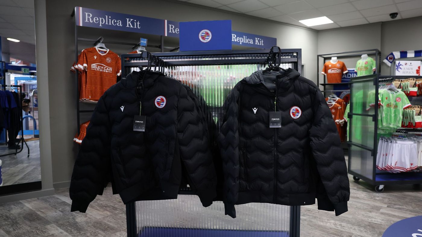 Reading FC coats on display 